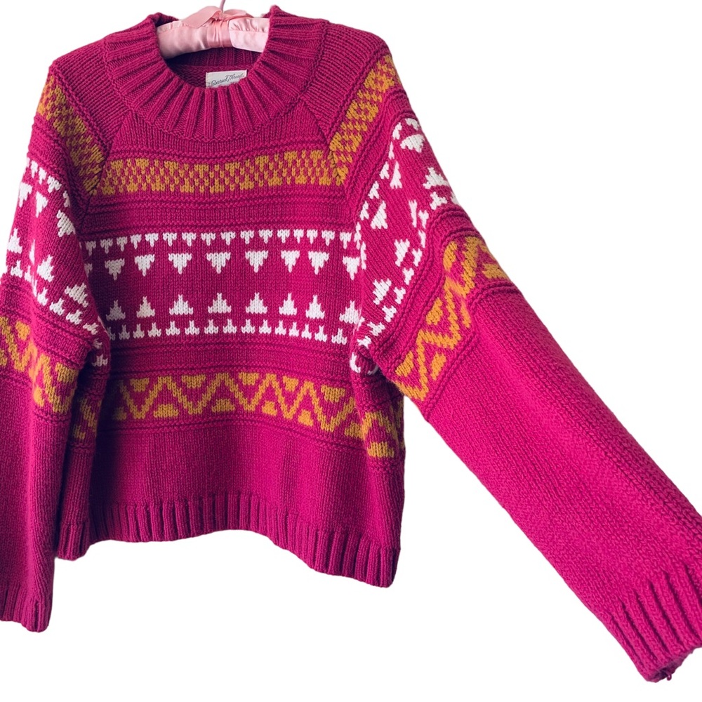 Universal Thread Pink Mock Neck Pullover Sweater - image 7